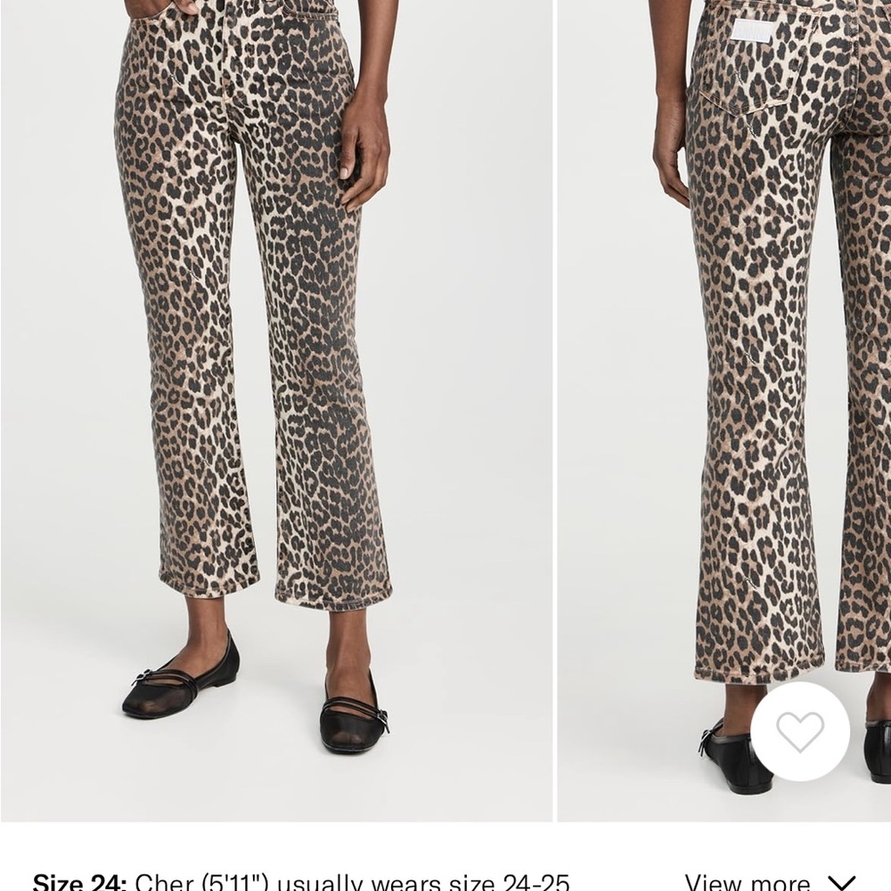 Ganni Leopard Print Betzy Jean